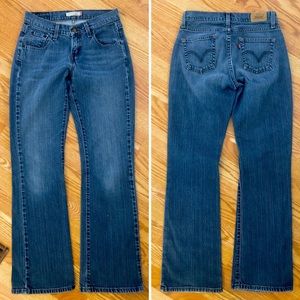 Levi’s 529 Curvy Bootcut Blue Jeans Size 4 Medium